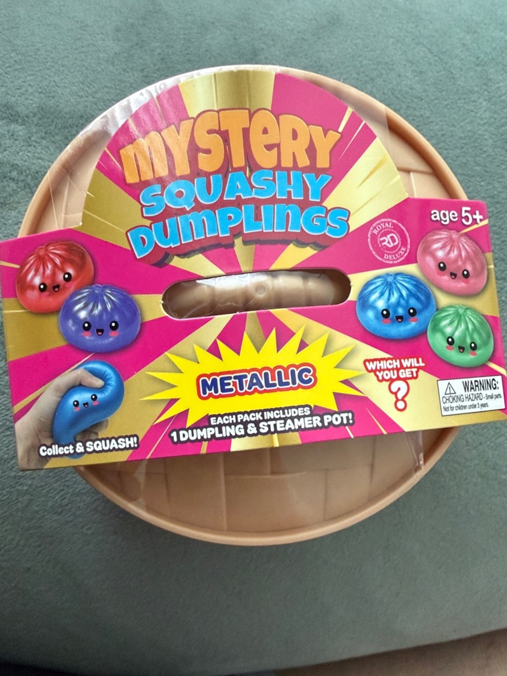 MYSTERY SQUASHY DUMPLING Metallic Collectible Toy